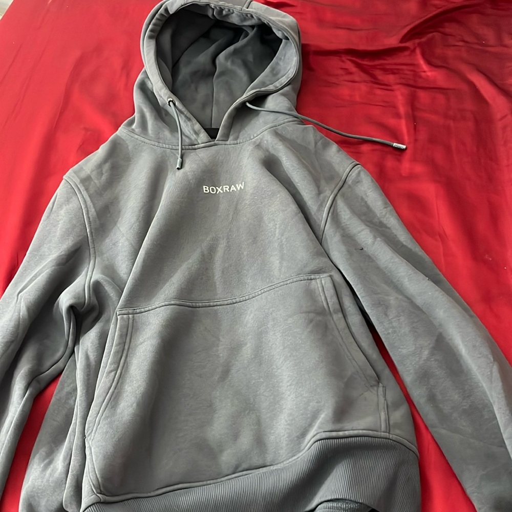 Boxraw hoodie, dark gray